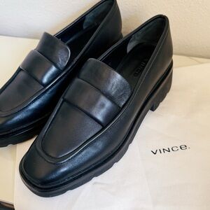 Vince Robin 44MM Leather Loafers